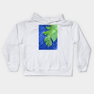 Blue and green Kids Hoodie